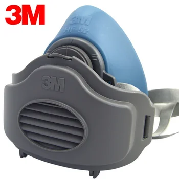 

3M HF-52 Gas Mask Respirator New Style Genuine 3200 Upgrade Version KN95 Filters Anti PM2.5 Particles Industrial Ride Dust Mask