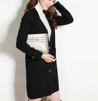 2016 New Arrival 100% Pure Wool Real Cashmere Blend Coat Long Sweater TFP730