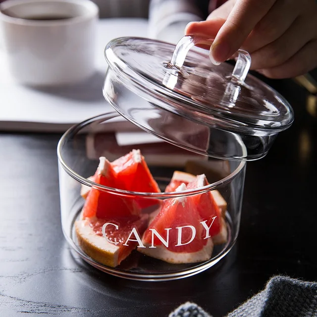 Heat-Resistant Stackable Glass Storage Jars Food Airtight Container Coffee mason jar Cereal Dispenser Kitchen Storage Organizer 3