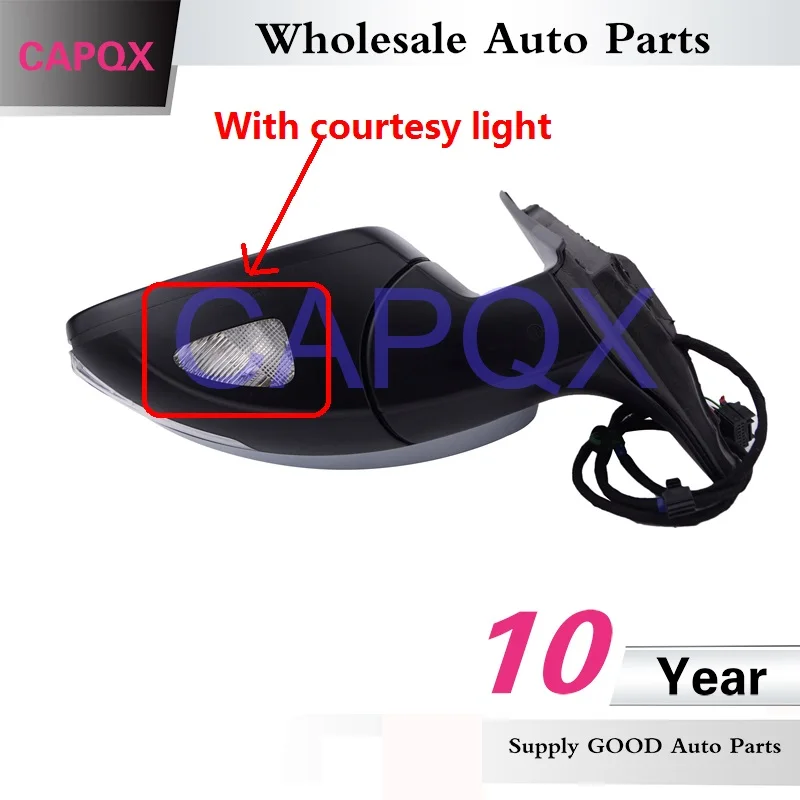 Кабель CAPQX 6/2010 для VW Tiguan 2016 внешнее зеркало заднего вида в сборе с подогревом