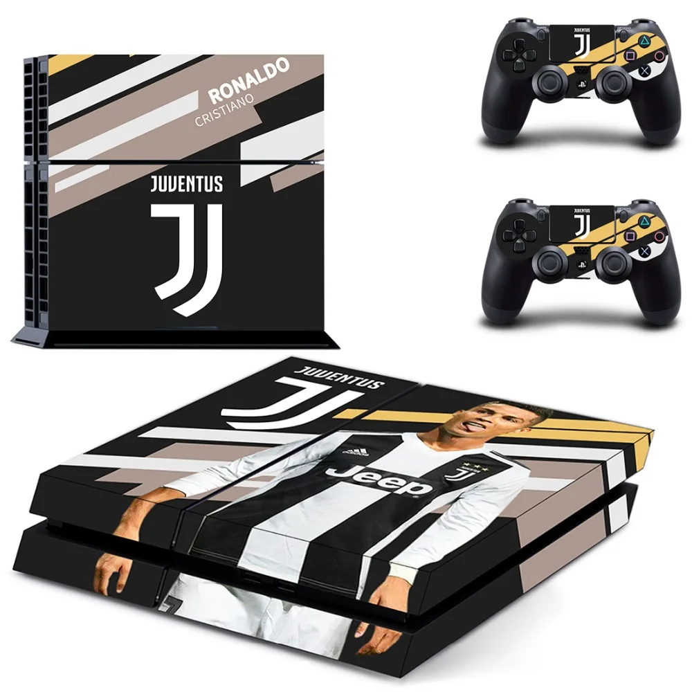 

Juventus Cristiano Ronaldo PS4 Skin Sticker Decal for Sony PlayStation 4 Console and 2 Controller Skin PS4 Sticker Vinyl