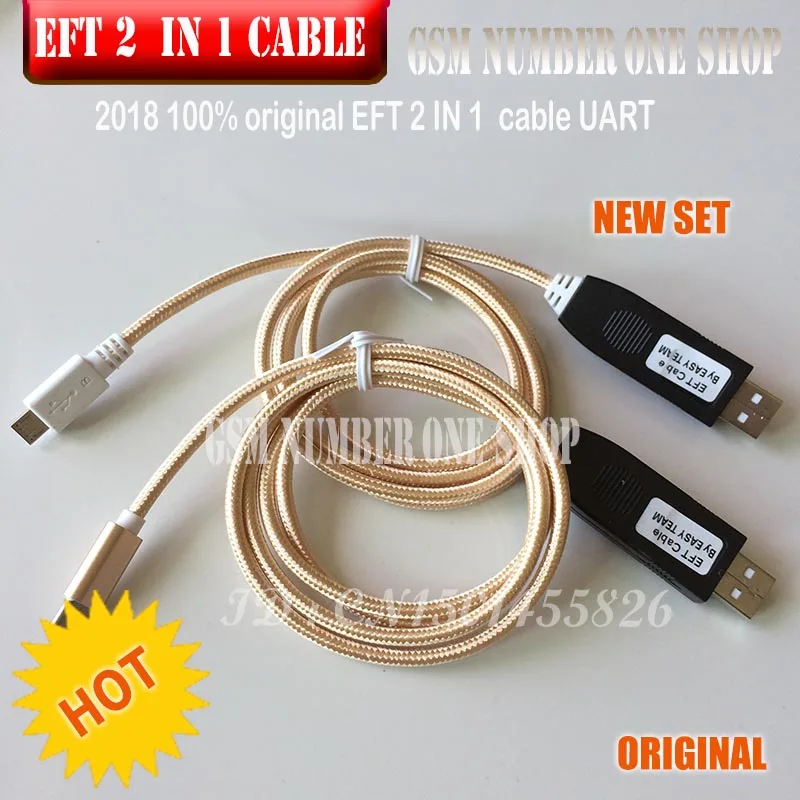 Новинка 2019 оригинальная прошивка EASY TEMA / EFT DONGLE последовательный кабель 2 в 1
