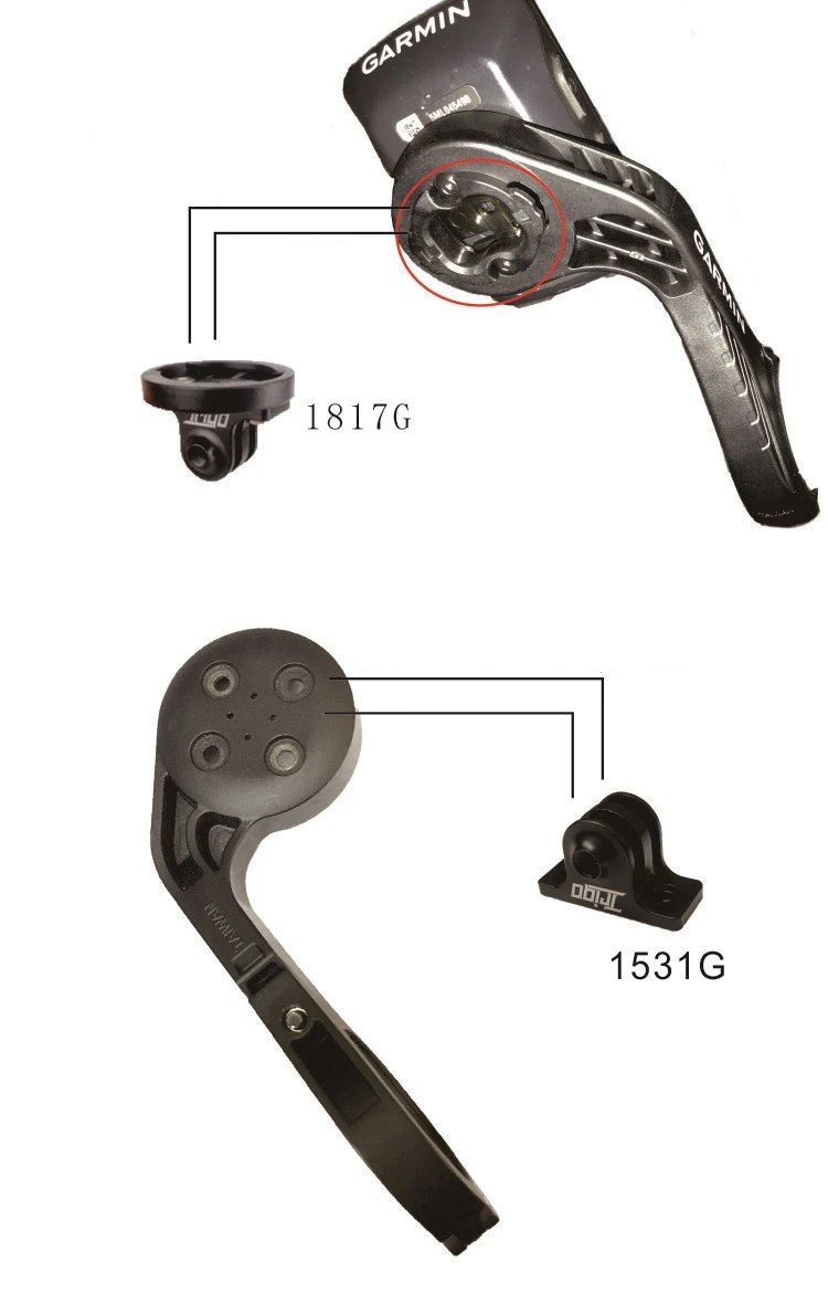 Trigo G armin Запчасти для велосипеда секундомер держатель TR1817 велосипедные фары Edge 1030 Gopro Крепление Адаптер