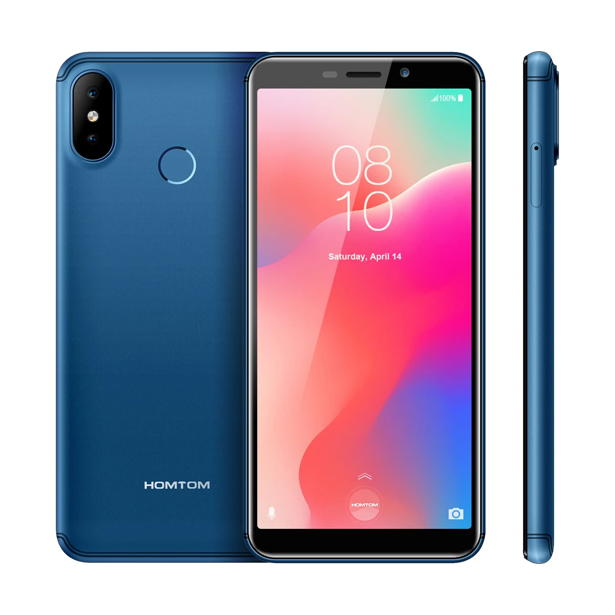 HOMTOM C1 5 'ཎ:9 Android GO мобильный телефон 1 ГБ 16 3000 мАч SW 13 МП камера отпечаток пальца