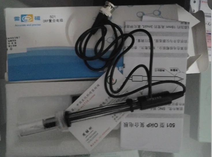 

Shanghai Leici 501 rechargeable ORP composite electrode / redox electrode ORP BNC Joint Laboratory