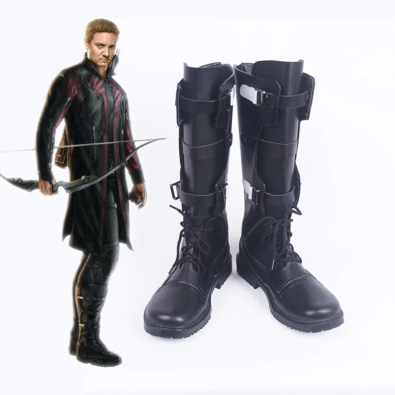 The Avengers Age of Ultron Hawkeye Cosplay Costume Boots