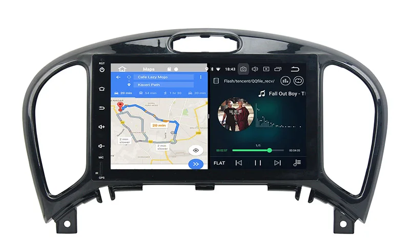 Автомагнитола Belsee для Nissan Juke 2004 2018 Восьмиядерный IPS сенсорный экран стерео Android 8 0
