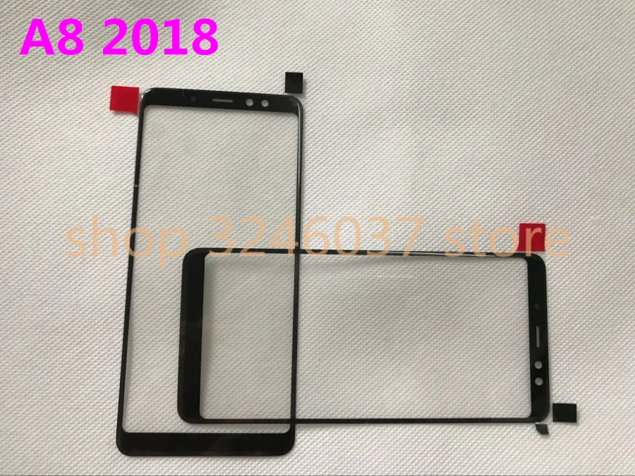 

5pcs black Original NEW Replacement LCD Front Touch Screen Glass Outer Lens For Samsung A8 2018 a530 a8plus a730