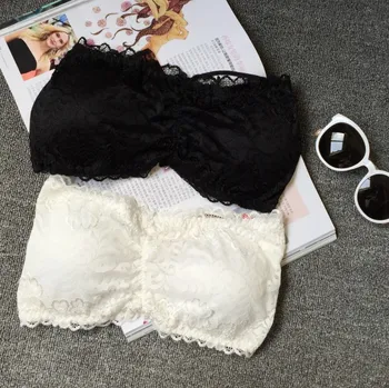 

HOT 2019 New Women Sexy Lace Bralette Crop Top Black Cropped Blusas Vest Halter Tank Tops Camisole haut femme