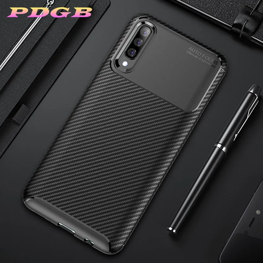 

Heavy Duty Armor Case For Samsung Galaxy A10 A20 A30 A40 A50 A70 A6 A8 Plus M10 M20 M30 S10 5G Carbon fiber Soft TPU Phone Cover