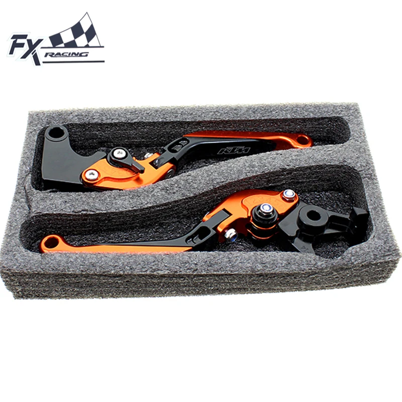 

For KTM Duke 690 SMC SMCR Enduro R 2014 - 2016 2015 CNC Motorcycle Folding Extendable Brake Clutch Levers With Package