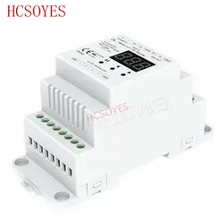 DL 4 канала DMX512 к 1-10 В/0-10 В декодер; DC5-24V вход; 4CH 20mA/CH 10 В ШИМ dmx-декодер установки DMX адрес трек Тип