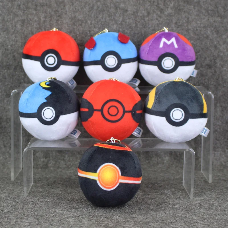 7 видов стилей см мягкие плюшевые шарики кукла подвеска Master Ball GS Детские игрушки