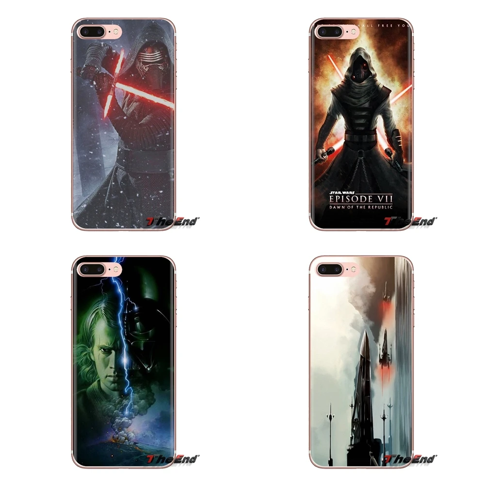 Силиконовый чехол для телефона Sony Xperia Z Z1 Z2 Z3 Z5 compact M2 M4 M5 C4 E3 T3 XA Huawei Mate 7 8 Y3II Star Wars Force