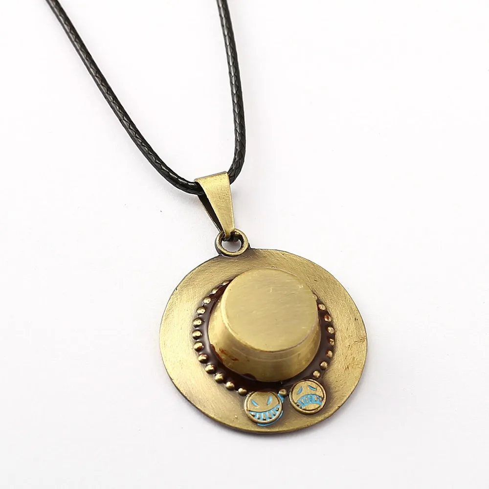 MS Jewelry цельное ожерелье Ace шляпа кулон Дружба Мужчины Женщины аниме чокер