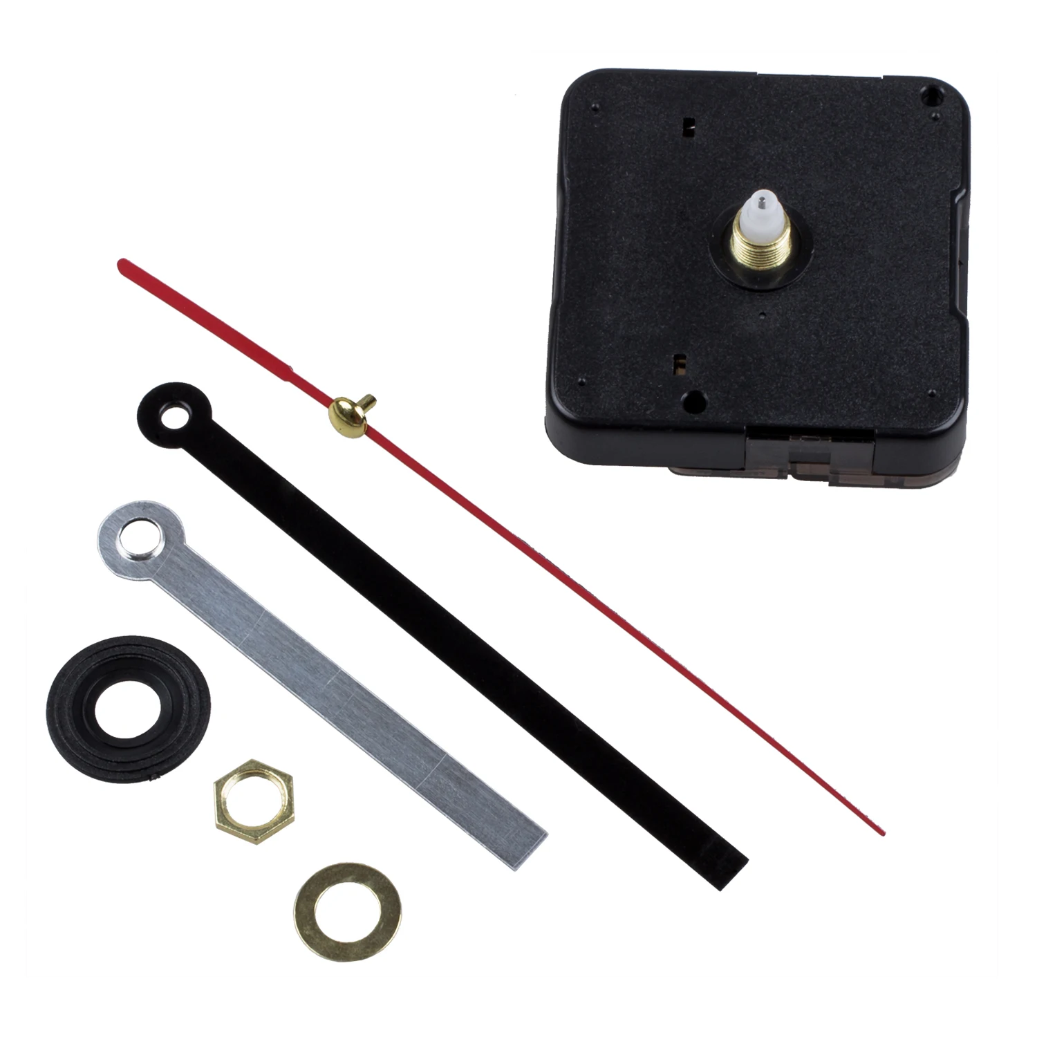 

GSFY-Quartz Clock Movement Mechanism DIY Repair Parts Black + Hands