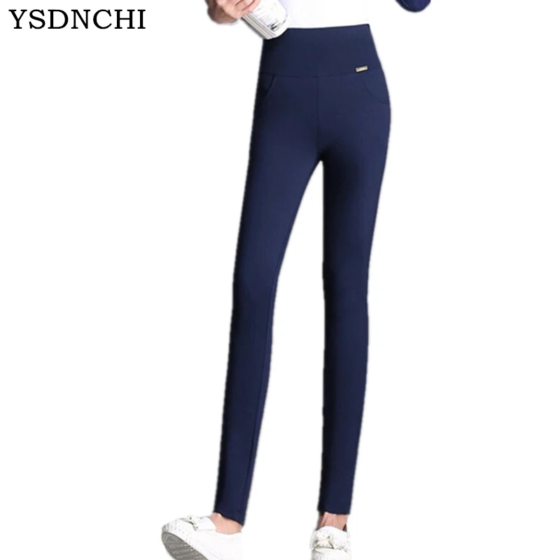 

YSDNCHI High Waist Legging Women Leggings Clothing For Female Fitness Push Up Sexy Black Red Blue Pants Elastic Workout Jeggings