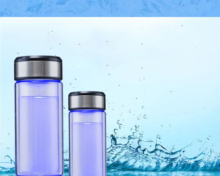 450ML Hydrogens Rich Water Bottle Cup Hydrogens Generator Water Maker Rechargeable Portable pure H2 hydrogens-rich water bottle