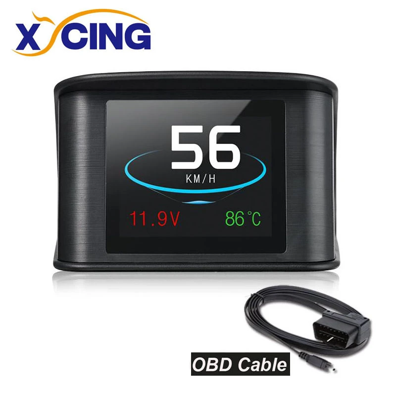 Dixell P9 Car HUD Head Up Display OBD Smart Digital Meter For Most OBD2 EUOBD Cars Projector Display Dashboard Engine Speed Water Temperature Dixell P9 Car HUD Head Up Display OBD Smart Digital Meter For Most OBD2 EUOBD Cars Projector Display Dashboard Engine Speed Water Temperature
