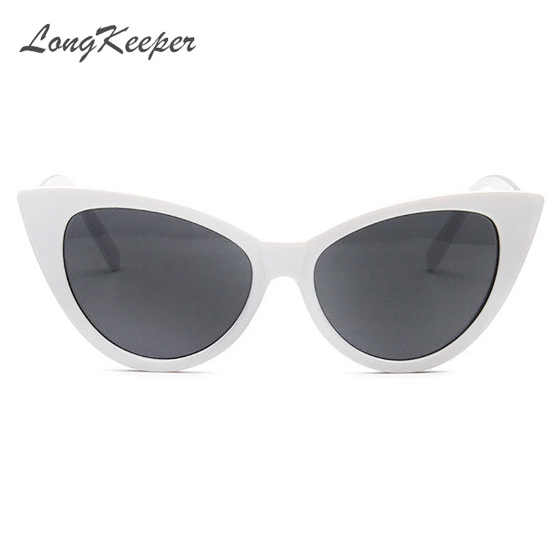 LongKeeper Солнцезащитные очки женские аксессуары CatEye стиль брендовые Дизайнерские