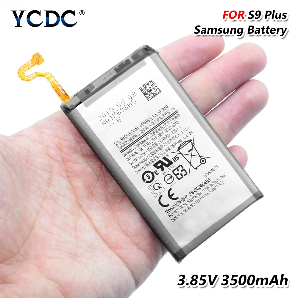 

Authentic EB-BG965ABE Battery For Samsung Galaxy S9 Plus SM-G965 G9650 G965F Lipo Li-Po Lithium Li-polymer Rechargeable battery