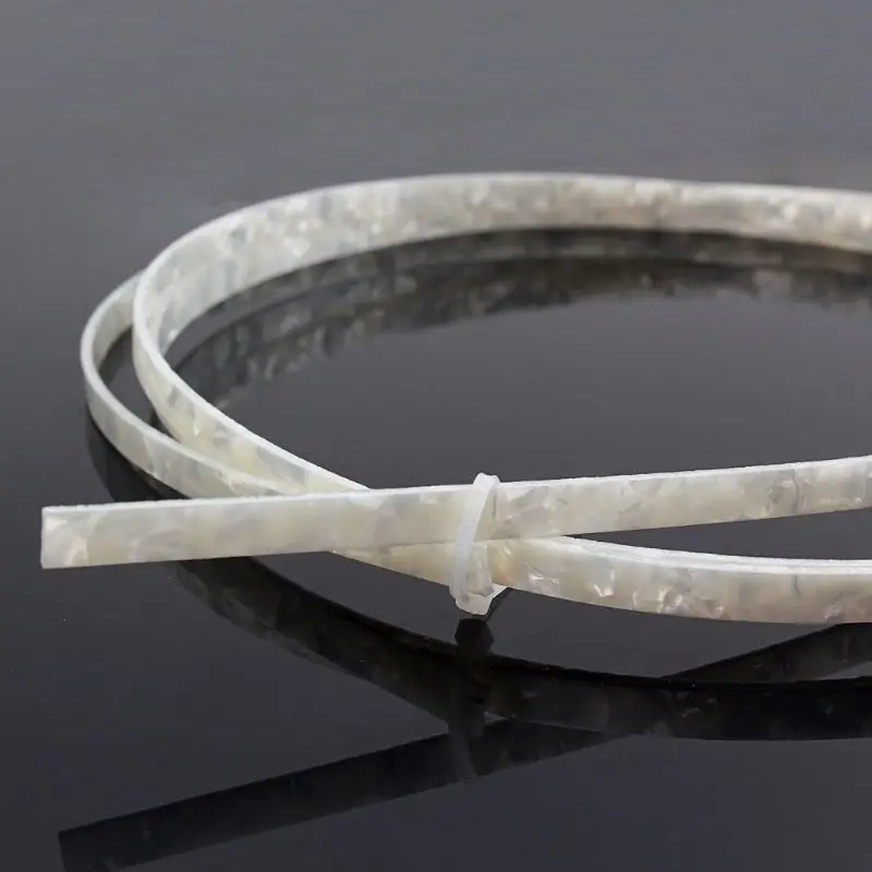 

Celluloid 6mm Width Guitar Binding Purfling 5 Feet Length White Pearl Color