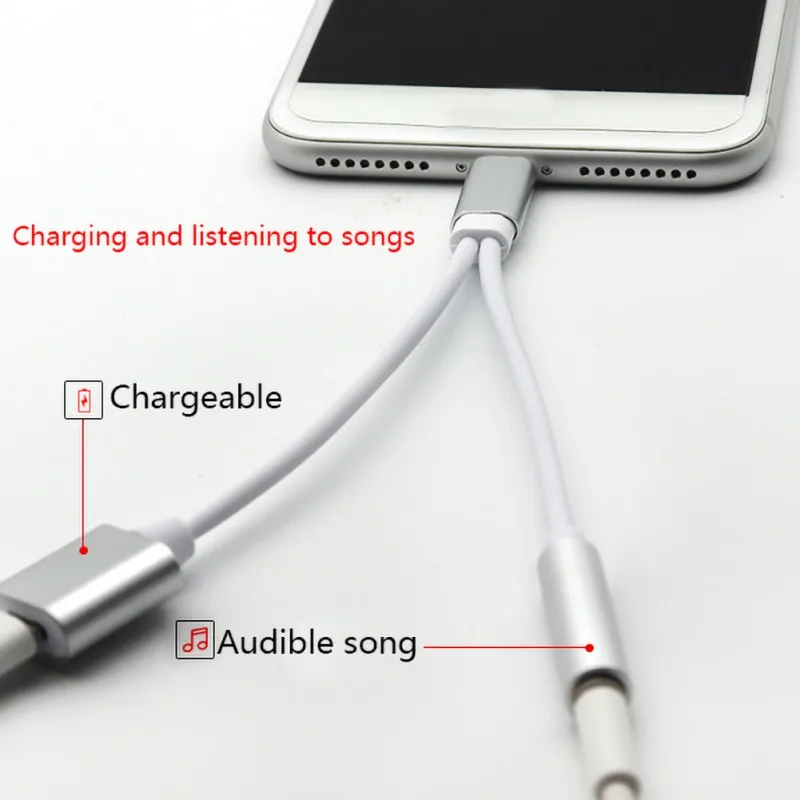 USB Type C до 3 5 мм для iphone 7 аудио и зарядное устройство адаптер Aux Jack наушники