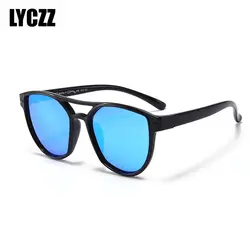 LYCZZ бренд Мода Pilot, поляризационные солнцезащитные очки детские солнцезащитные очки Силиконовые UV400 очки классический ретро мягкий оттенок