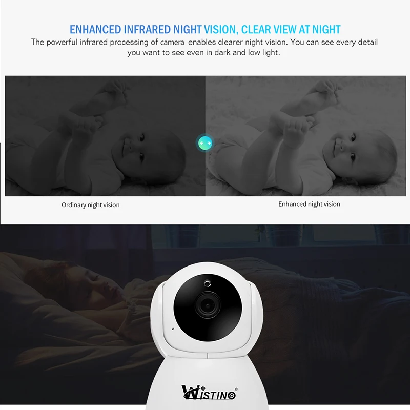 Wistino WiFi CCTV 1080 P IP камера H.265 видеонаблюдения Безопасность Видео Беспроводная
