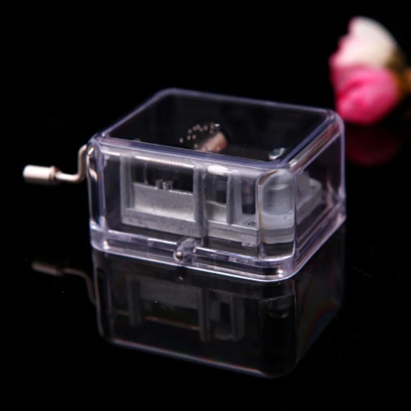 

Unique DIY Mechanical Musical Box Golden Movement And Screws Music Boxes Set 6 Songs For Gift 2018