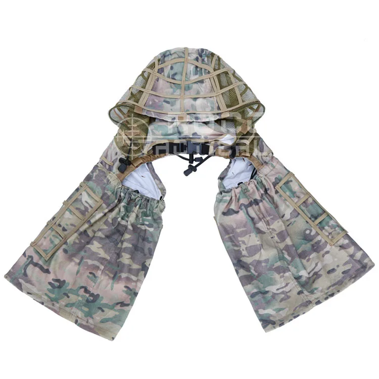 ROCOTACTICAL военный Снайпер Ghillie Viper Hood Combat Ghillie Suit Foundation Custom Ghillie Hood Jacket камуфляж, лесная местность