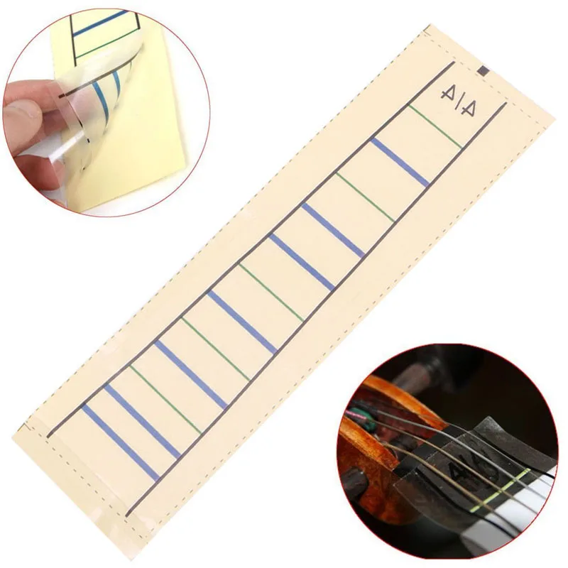 

Violin Fretboard Sticker Tape Fiddle Fingerboard Chart Finger Marker For 4/4 1PC
