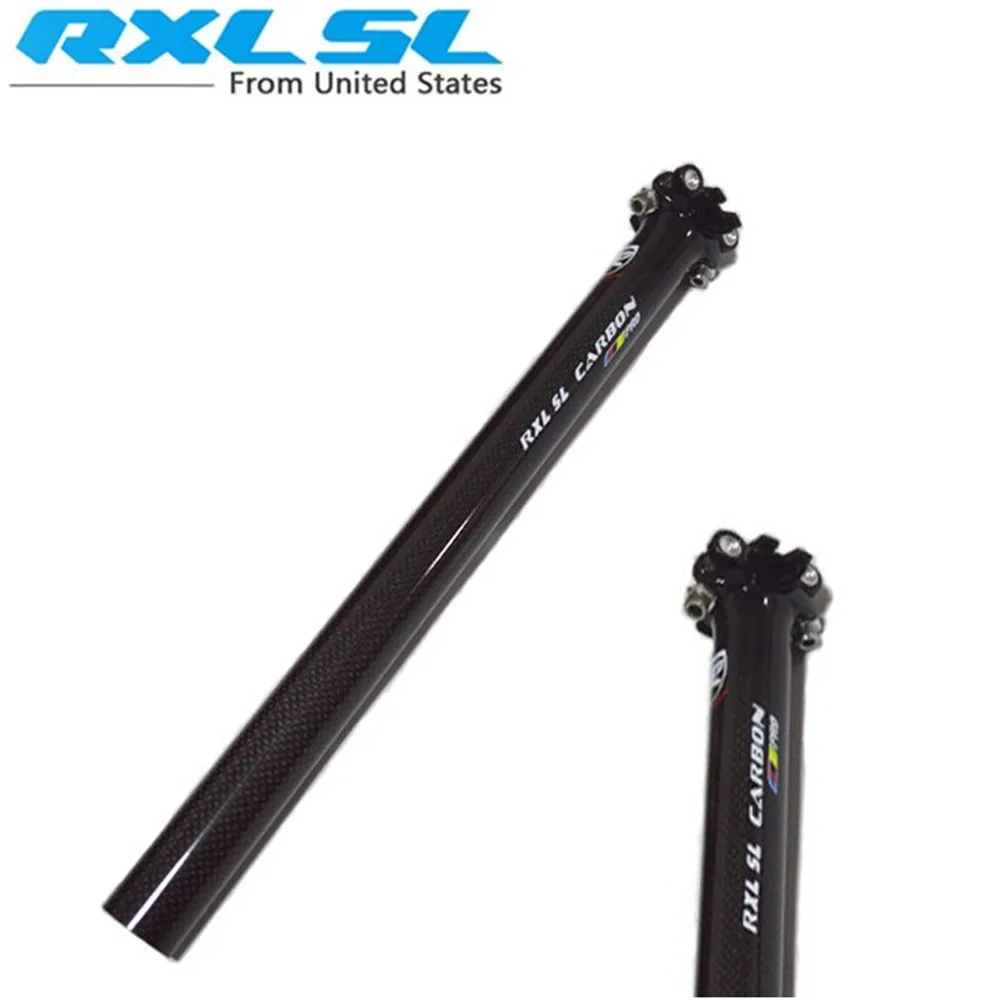 

RXL SL Carbon Seatpost 27.2 Road Bicycle Seat Post 350mm 31.6-30.8mm Carbons Fibre Mountain Bike Seat Post Carbon Seatpost 27.2