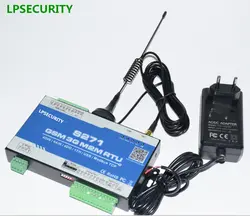 Lpsecurity GSM дистанционного Управление RTU сигнализации Управление; 2 г 3G S271 с 4ain 4DIN 4 DOUT 1 Температура Industrail автоматизация Управление