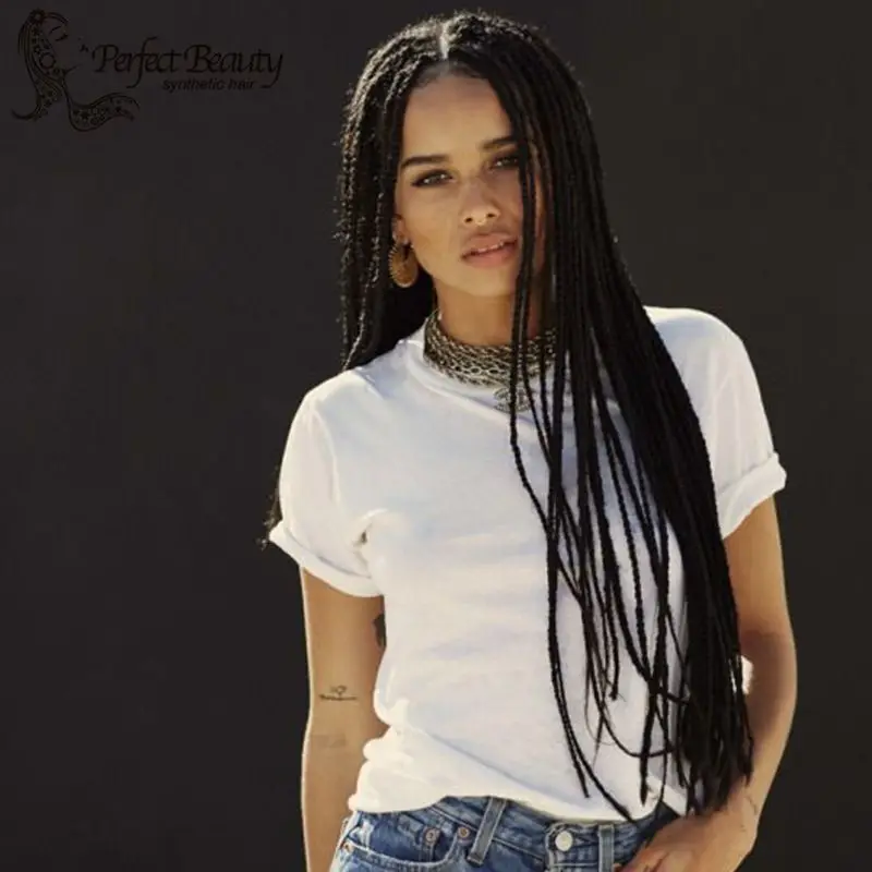 

Box Braid Wig Long Synthetic Lace Front Wig Heat Resistant Mini Box Braid Hair Natural Black Neat Micro Braided Wigs
