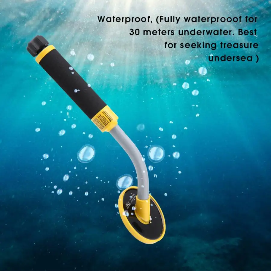 

MD750 Puls Inductive Waterproof Handheld Pinpointer Metal Vibration Detector White LED indication