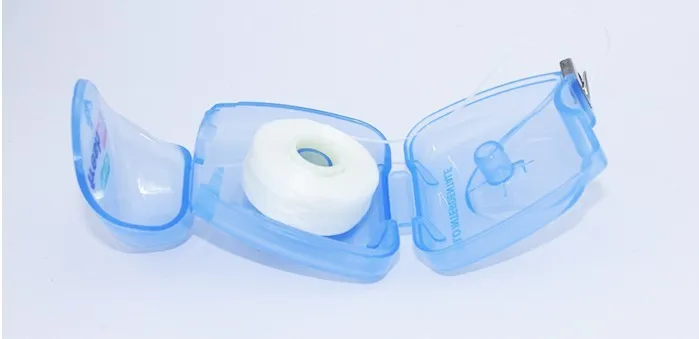 5 шт./лот зубная нить 50 метров рулона оригинальные зубные нити для зубы очистительные Уход за полостью рта комплект мятным вкусом нейлон мятным вкусом синий