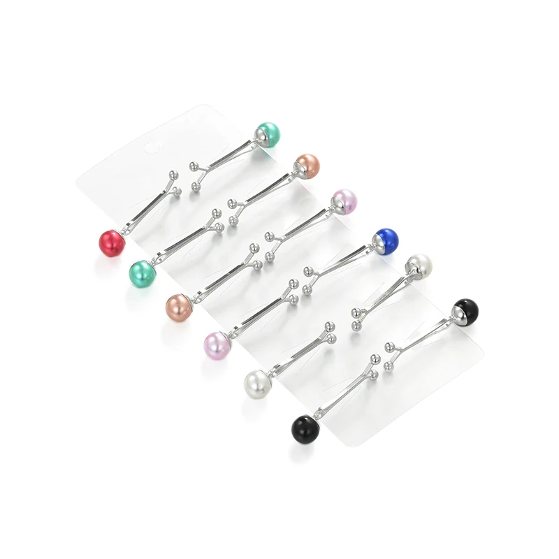 

12 pcs Muslim Hijab clip simulated pearl scarf/shawl clip islamic Women scarves Safety Shawl pin Hijab Buckles simple clips