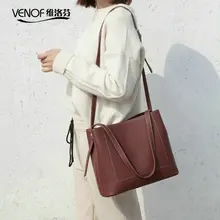 VENOF bolsas de luxo para as mulheres couro genuíno sacola senhoras simples bolsa de Ombro Bolsa feminina Saco Do Mensageiro elegante bolsa feminina