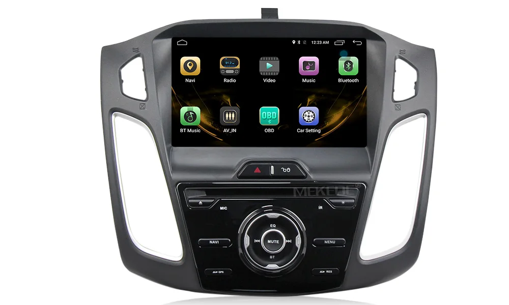 Best MEKEDE in stock AutoRadio fit for Ford focus 2011-2015 with android 7.1 quad core system support GPS Navigation wifi bluetooth 11