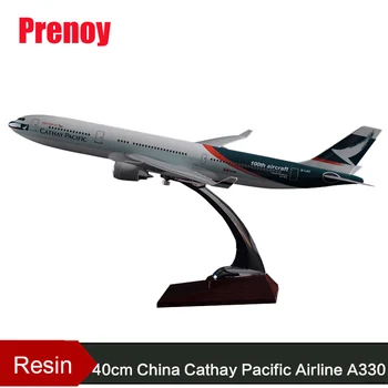 

40cm Resin A330 Cathay Pacific Airway Model 100th Anniversary Aircraft Airplane China Cathay Pacific Aviation Airbus Model Toys