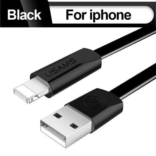 Usb кабель для iphone/Micro Usb/type C, 1,2 м зарядный кабель для iphone 6 7 8 x plus Usb c и Microusb и для освещения - Цвет: Black For iphone