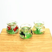 1/12 Dollhouse Miniature Accessories Mini Resin Fish Bowl  Simulation Goldfish Jar  Model Toys for Doll House Decoration 1/12 Dollhouse Miniature Accessories Mini Resin Fish Bowl  Simulation Goldfish Jar  Model Toys for Doll House Decoration