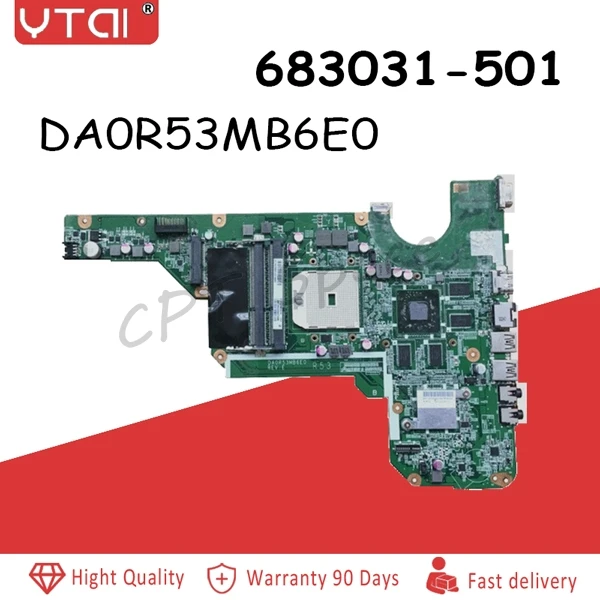 

DA0R53MB6E0 For HP pavilion G6 Motherboard G4-2000 G6-2000 Laptop motherboard HD 7670 683031-001 683031-501