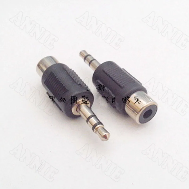 100pcs/lot Dual Channel To AV Converter 3.5 Single RCA Socket Male Female Jack | Обустройство дома