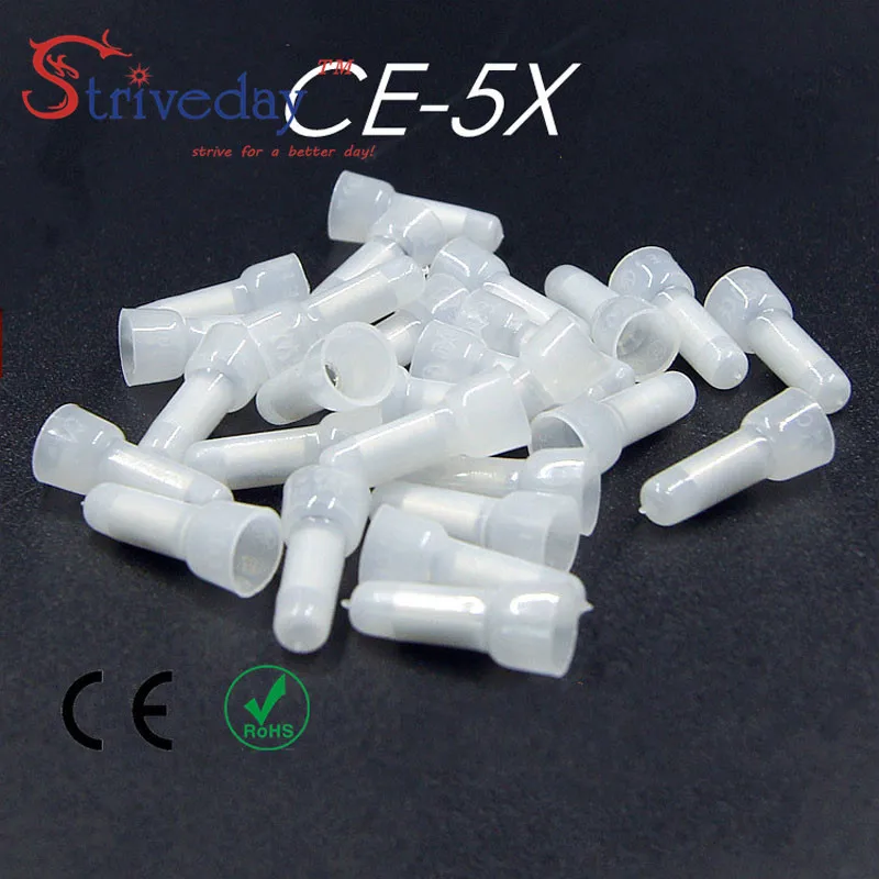 

1000pcs/lot CE-5X Wire connector terminals pacifiers line cap aluminum terminal fittings Applicable connect 2.5 square wire