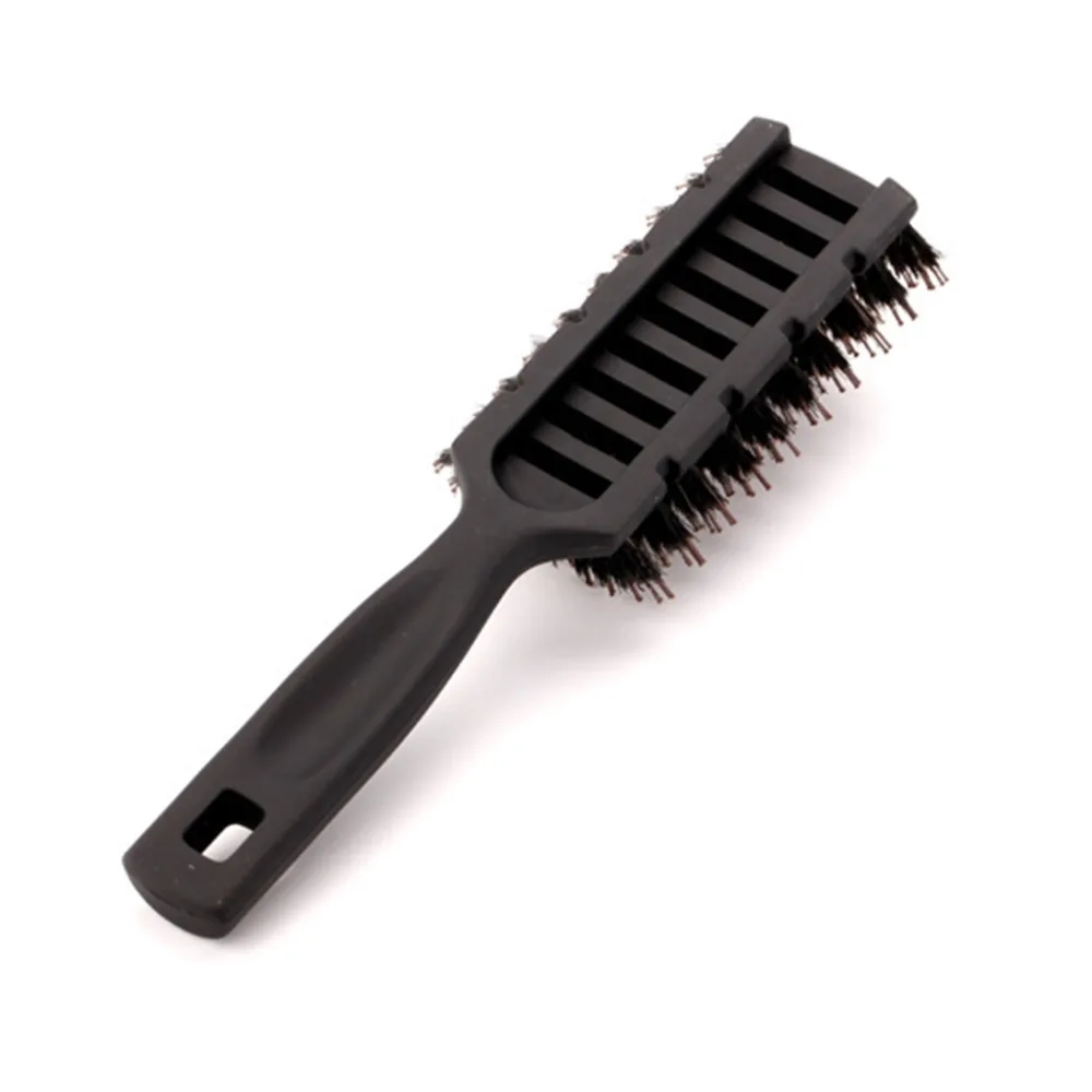 Mens Styling Ribs Comb Bristles Hair Brush Frosted Scrub Handle Anti-Static Barbershop Salon Modelling Hairdressing Beauty Tool