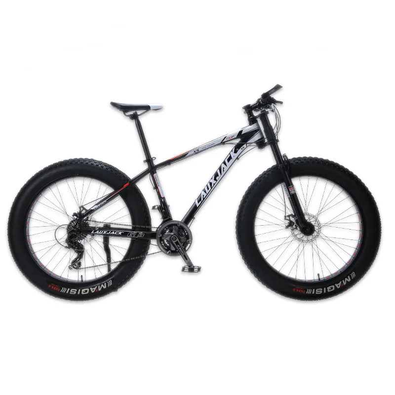 LAUXJACK Горный велосипед алюминиевая рама 24 скорости Shimano механические тормоза