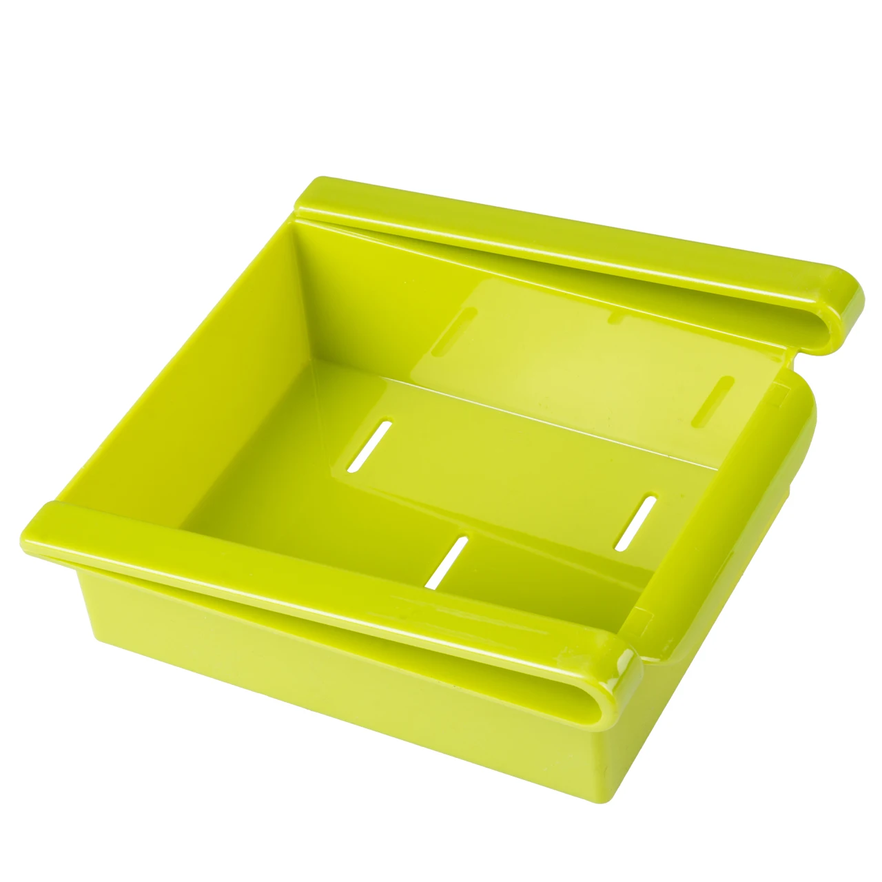 DIY кухонный держатель для холодильника, органайзер для экономии пространства, полочная полка, держатель для хранения пластика - Цвет: Зеленый