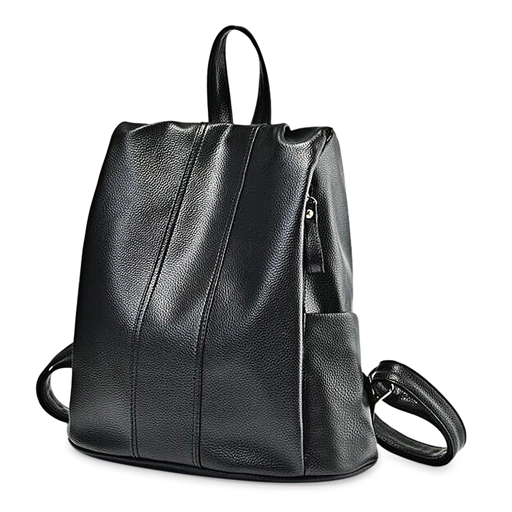 Fashion Women Backpack High Quality Youth Leather Backpacks for Teenage